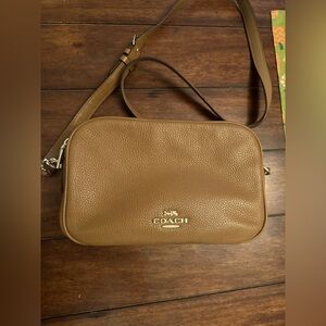 Brown/Camel colored Coach crossbody